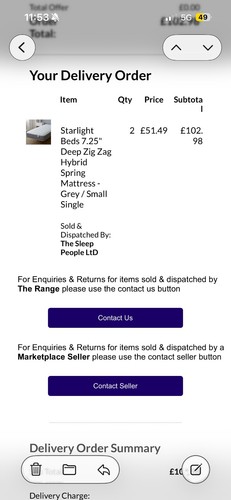 Brand new mattress ordered - 2,